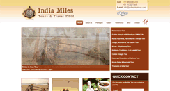 Desktop Screenshot of indiamiles.net